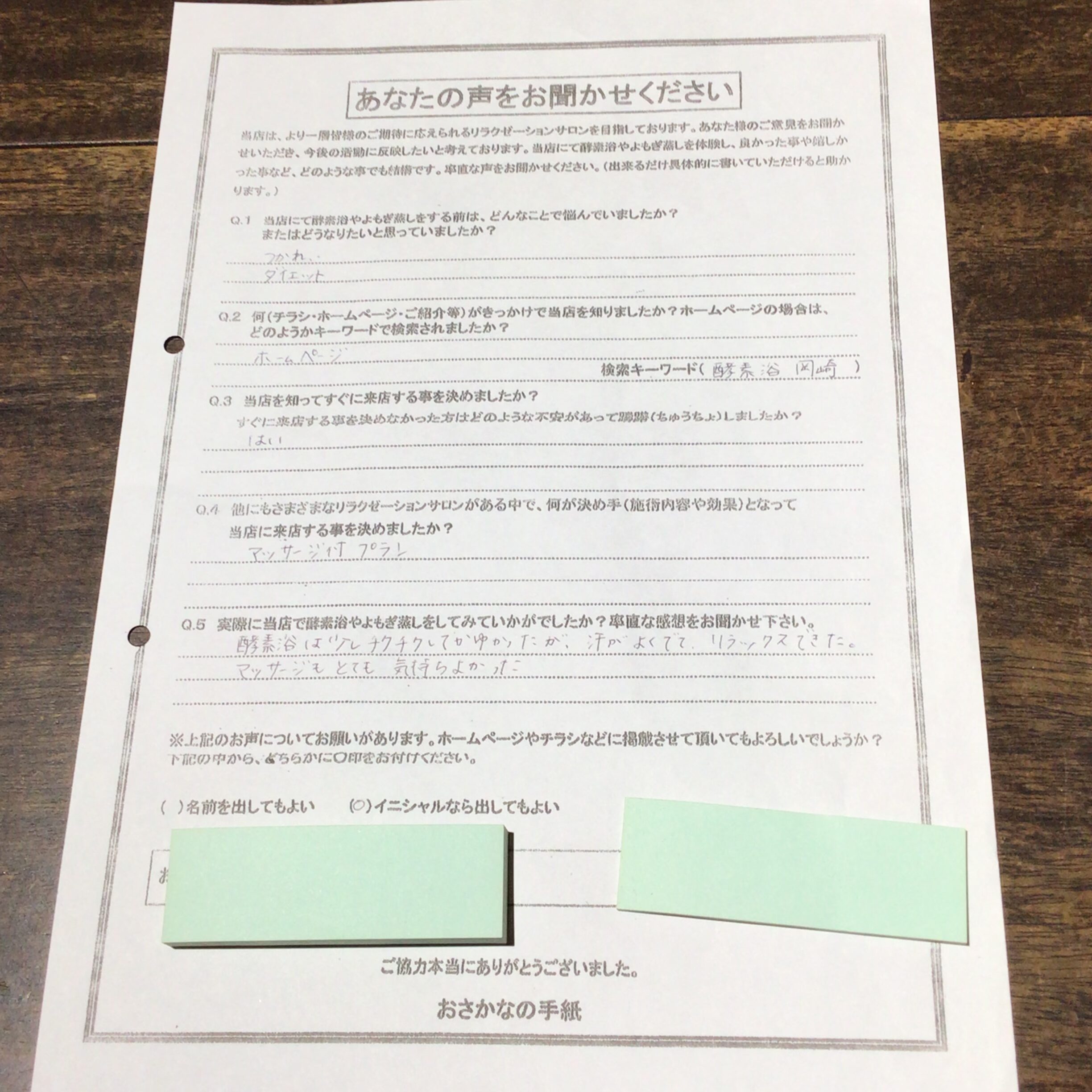 酵素浴・よもぎ蒸し・笹蒸し｜安城市｜カフェ＆サロンおさかなの手紙